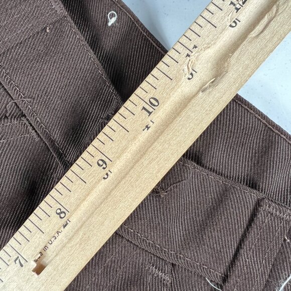 VTG 70s Levi's Jeans Students 24x27* 746 Bell Bottoms Dark Brown Denim Tag 25x28 - Picture 15 of 16